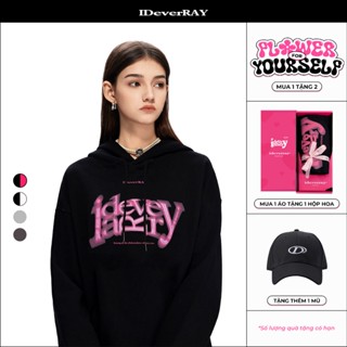   Hộp hoa  Áo hoodie cao cấp chính hãng IDEVERRAY Enchanted form oversize chất nỉ 350gsm-430gsm 
