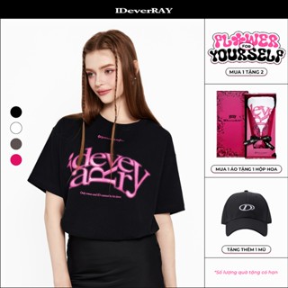   Hộp hoa  Áo thun unisex chính hãng IDEVERRAY x Vương Hạc Đệ  In Love - Yêu  Halftone Chất Cotton 260gsm 