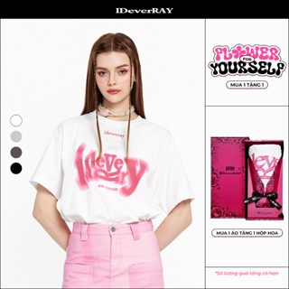   Hộp hoa  Áo thun unisex Chính Hãng IDEVERRAY  Heartbeat - Rung động  Signature chất Cotton 260gsm 