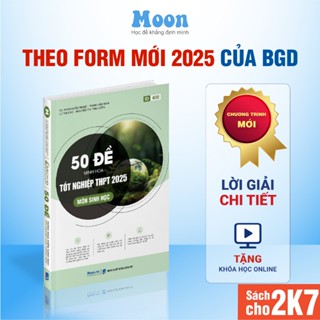 Bộ đề minh họa môn Sinh học 2025, Sách ID luyện đề thi môn Sinh thầy Phan Khắc Nghệ - Moonbook