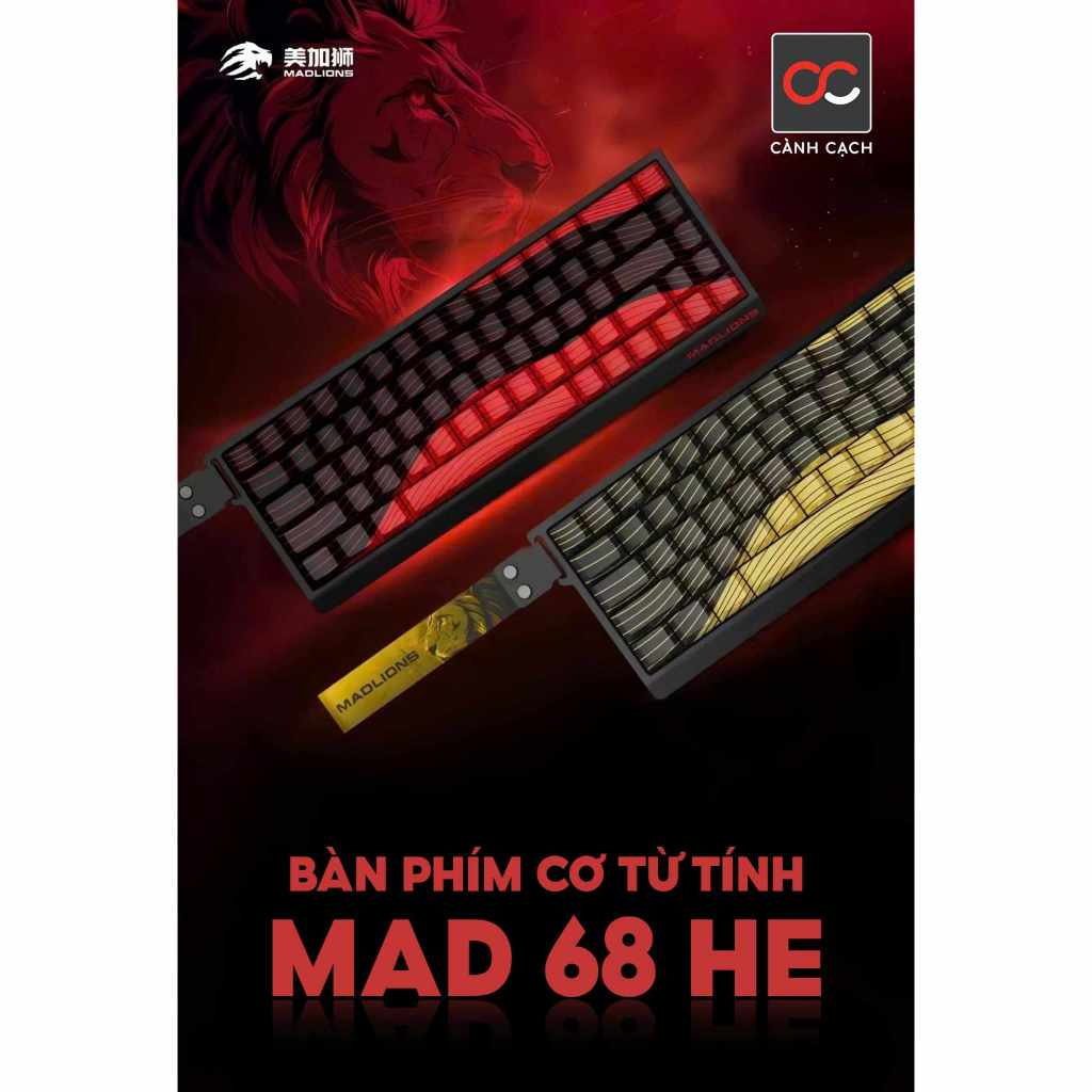 Bàn Phím Rappid Trigger Mad 60 & Mad 68 HE Led RGB | BigBuy360 - bigbuy360.vn