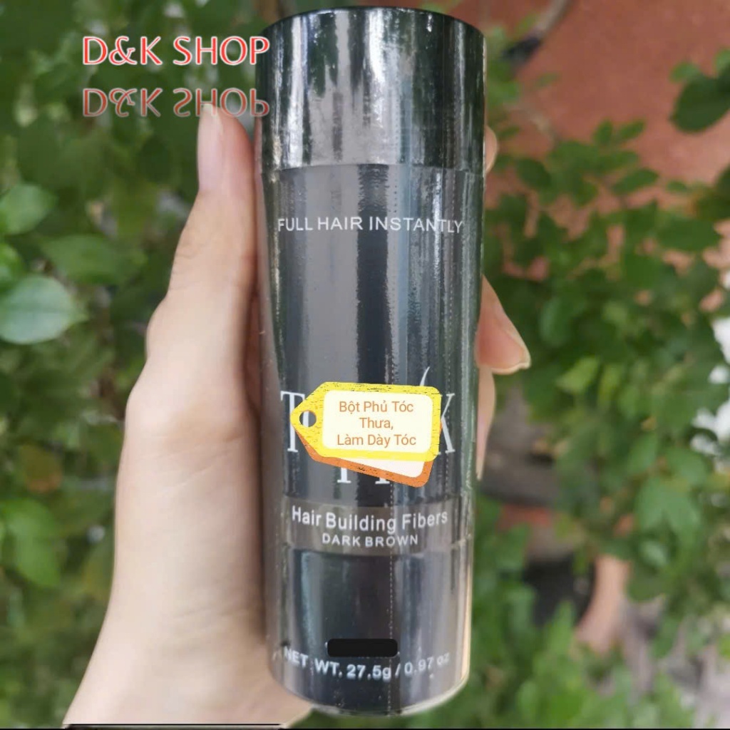 Bột Phủ Dày Tóc Thưa Tóc Hói, Che Tóc Thưa, Dặm Tóc