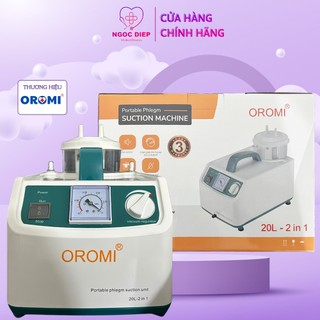 Máy hút dịch 1 bình dành cho người lớn và trẻ em OROMI SS-6A - Hút dịch tích hợp xông 15L/20L
