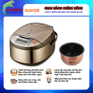 Nồi cơm điện tử Supor 1,8 lít CFXB50FC33VN-75, lòng nồi niêu - Hàng chính hãng