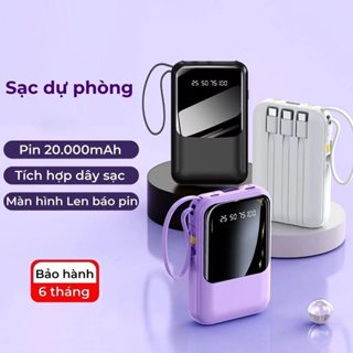 Pin dự phòng Xiaomi Youpin 20000mAh Sạc nhanh Dung lượng lớn Pin mini, Tặng kèm Cáp sạc cho Nhiều Điện thoại di động