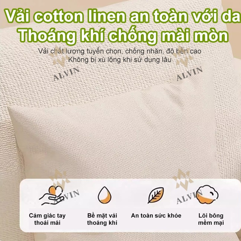 ALVIN sofa bed 1m7 Ghế sofa gỗ- sofa đơn sofa đậu hũ ghế sopha phòng khách,bộ sofa mini Thiết kế đẹp | BigBuy360 - bigbuy360.vn