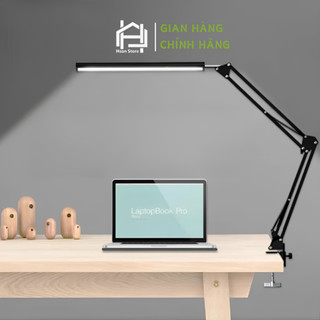Đèn học led kẹp bàn, Đèn chiếu sáng HSON 3 màu ánh sáng và 10 mức độ bảo vệ mắt ,có thể gấp gọn xoay chỉnh