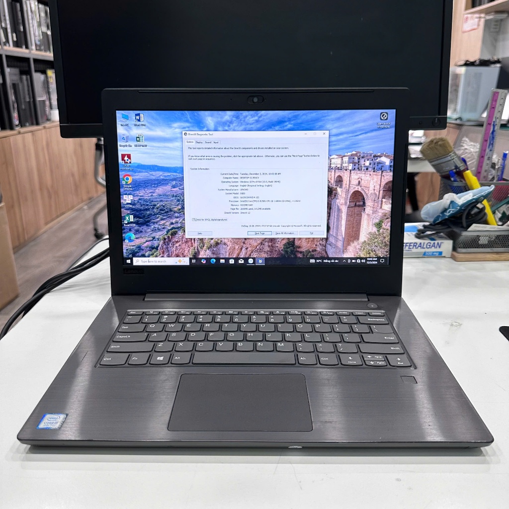 Laptop Lenovo ideapad V330-14IKB | Core i5-8250U nguyên zin mạnh mẽ