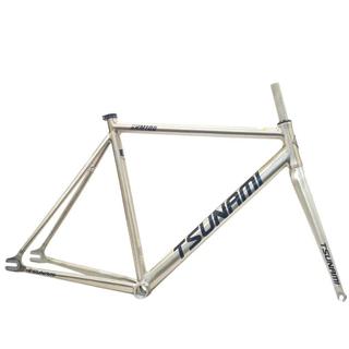 Khung xe đạp Fixed Gear Tsunami SNM100 chính hãng kèm chén cổ, khoá cốt yên, càng