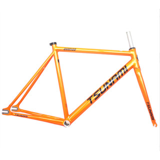Khung xe đạp Fixed Gear Tsunami SNM100 chính hãng kèm chén cổ, khoá cốt yên, càng