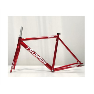 Khung xe đạp Fixed Gear Tsunami SNM100 chính hãng kèm chén cổ, khoá cốt yên, càng