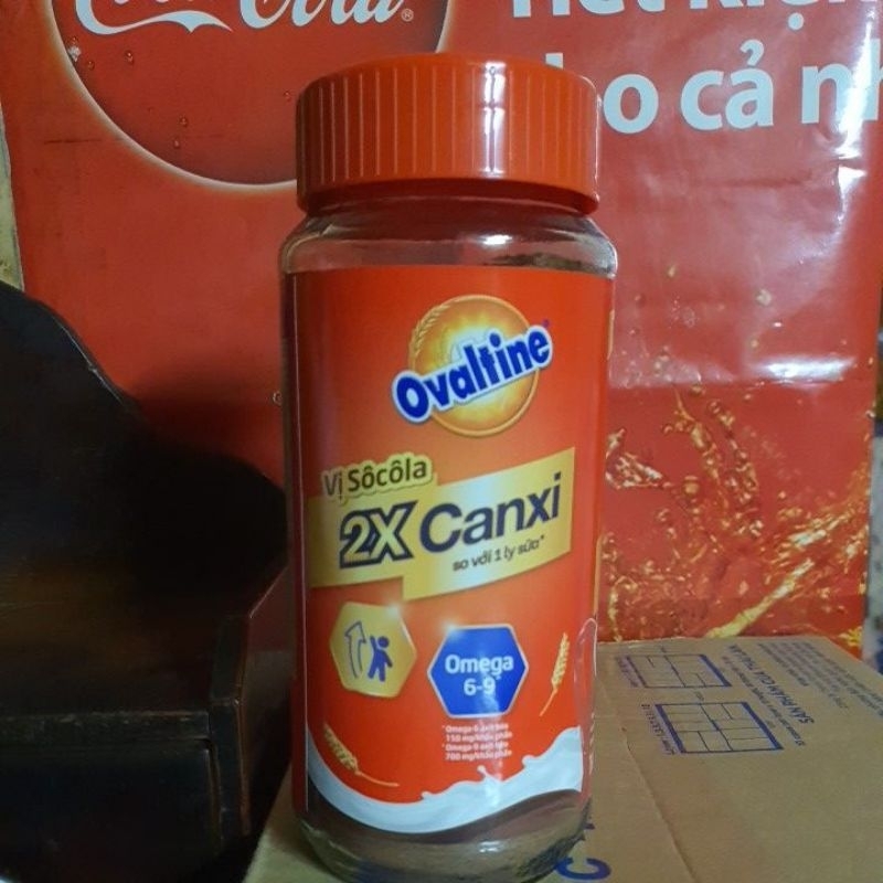 Bột Ovaltine hủ thủy tinh 400g (Mẫu mới)