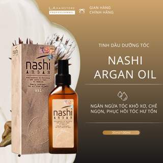 Tinh dầu dưỡng tóc Nashi Argan Oil 30ml/100ml ngăn ngừa tóc khô xơ, chẻ ngọn, phục hồi tóc hư tổn