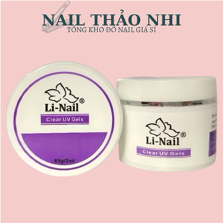  Gel Đắp Móng Li-Nail 20g - 65g  CHÍNH HÃNG  Gel Lạnh Chất Đặc Màu Trong Suốt NAIL THAO NHI 