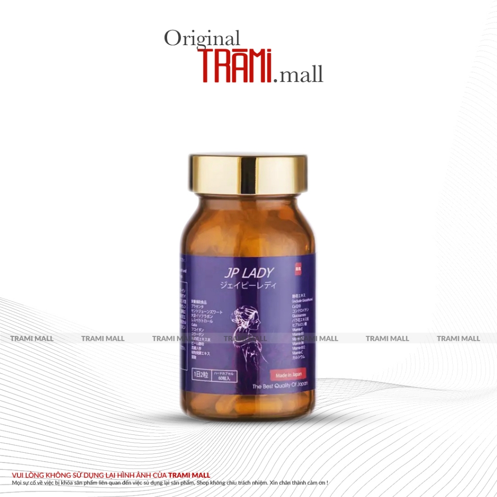 [CHÍNH HÃNG] Jpanwell JP Lady Viên Uống Hỗ Trợ Cho Phụ Nữ Tiền Mãn Kinh 60 Viên Nhật Bản