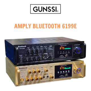  Amply GUNSSI SUNBUCK 6199E kết nối Bluetooth  USB  Thẻ SD.Có điều khiển từ xa. Bảo Hành Chính Hãng 