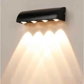 Đèn Tường vỏ nhôm đúc ,Hắt 4 tia xuống, Đèn cầu Thang ,Đèn Vách, Đèn hắt ngoài trời