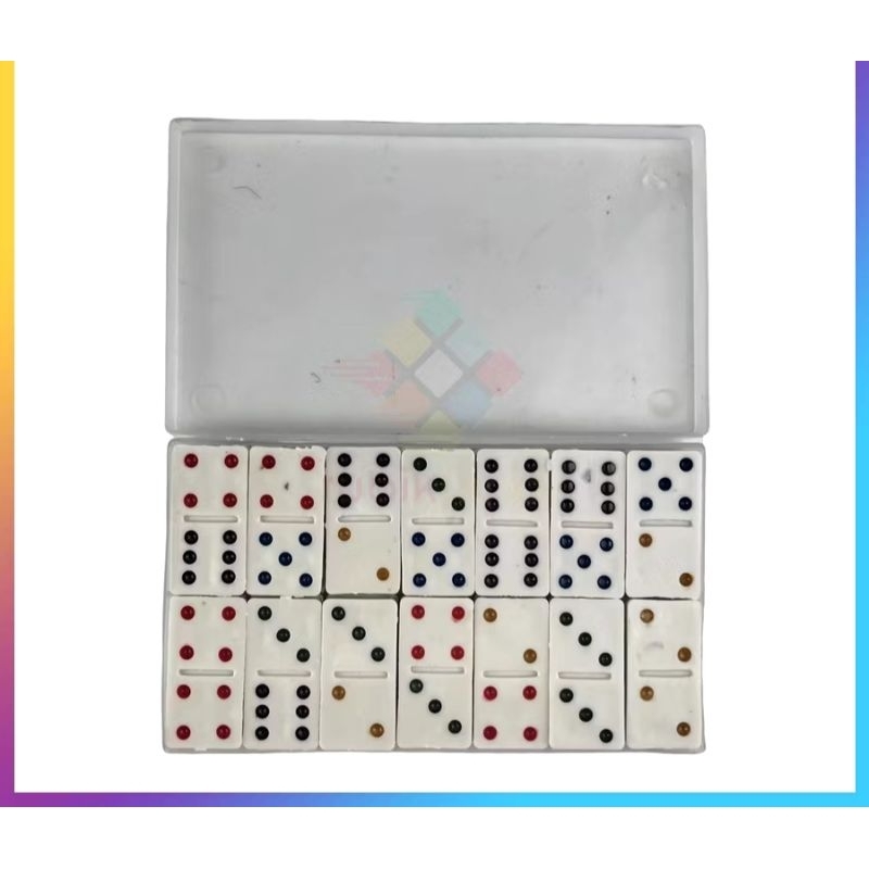 Cờ Domino nhựa trắng