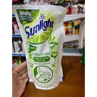 Nước rửa chén Sunlight Extra Matcha Trà Nhật 750g Chanh 1.4kg