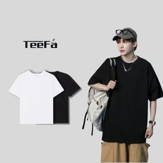  Áo thun unisex nam nữ Basic Teefa form rộng áo phông tay lỡ form rộng chất cotton mát mịn thấm hút mồ hôi 