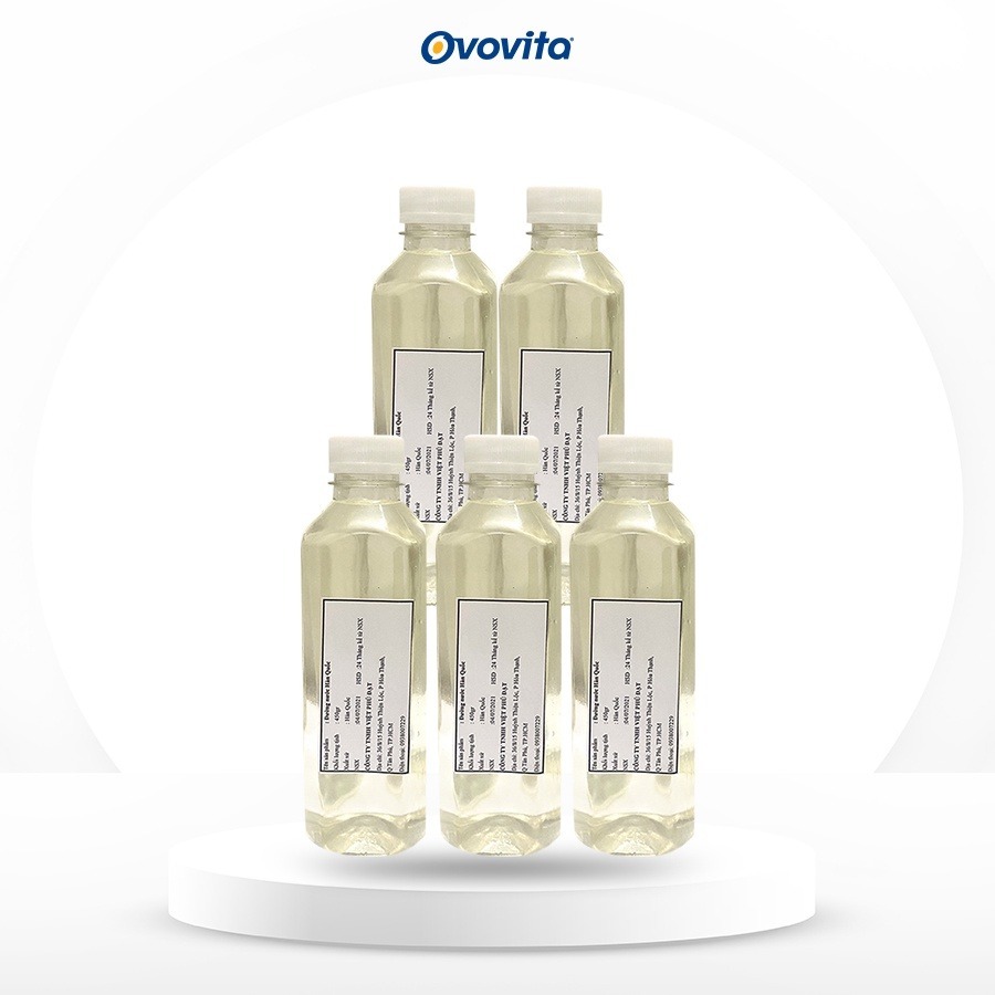 Combo 5 chai nước đường OVOVITA nhập khẩu Hàn Quốc CJ – tiện lợi cho pha chế chai 1250ml