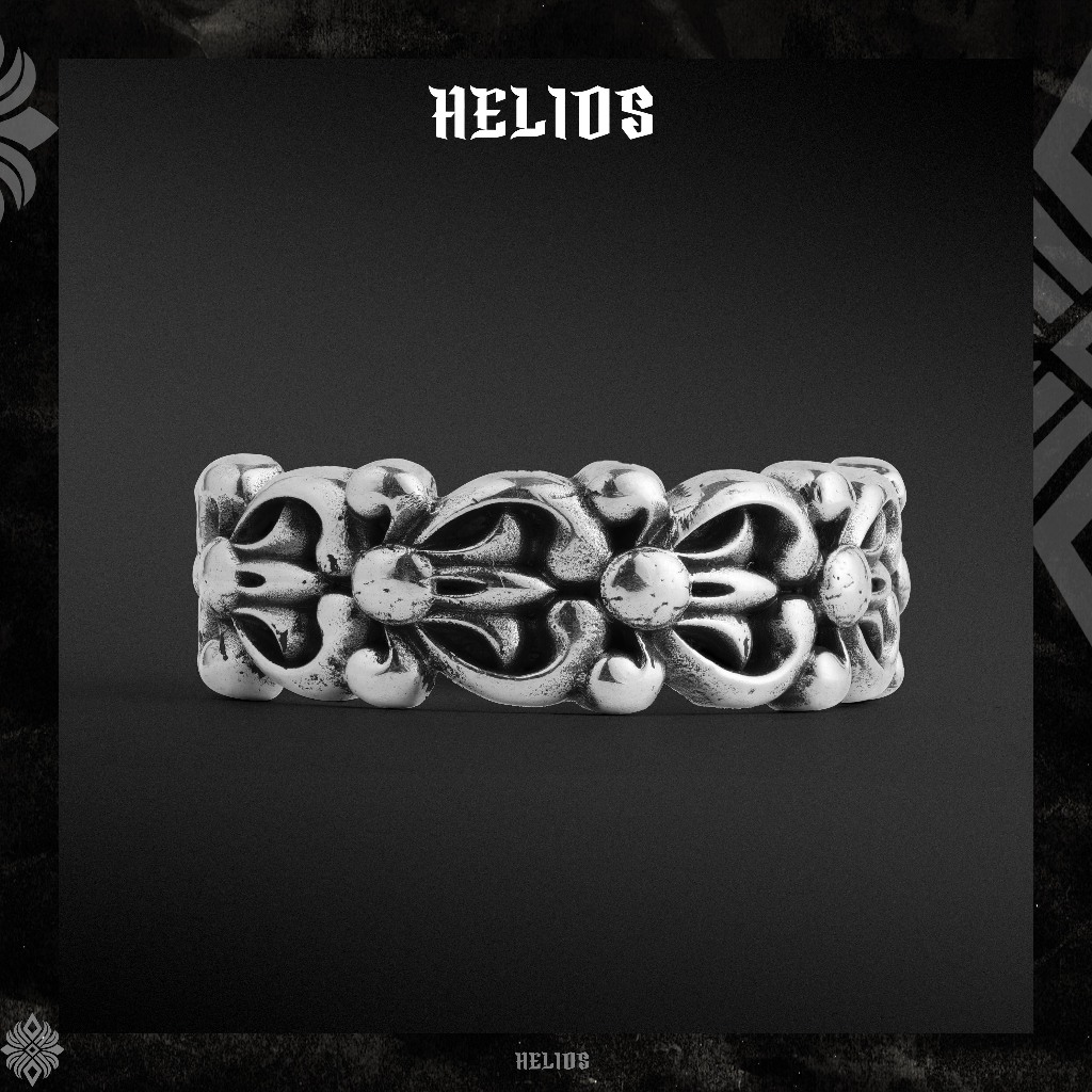 Nhẫn Bạc S925 Tongass Sunflower Ring Helios Black Silver Original