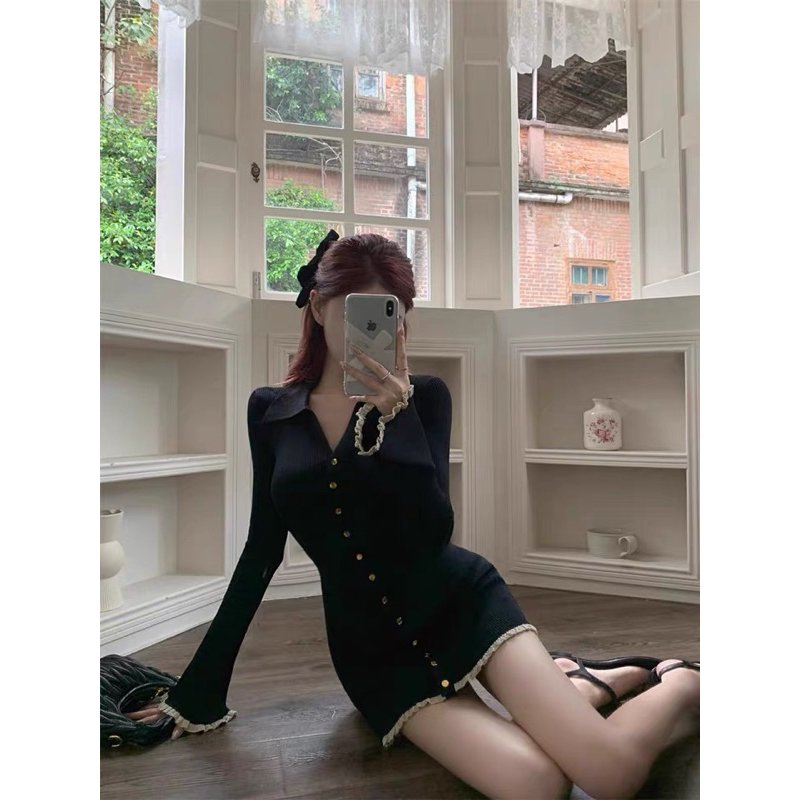 Váy body tay xoè HANNIE