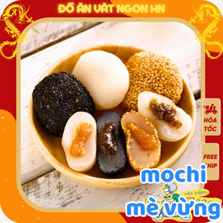 Bánh mochi tròn Đài Loan dẻo vừng siêu ngon đồ ăn vặt ngon hn