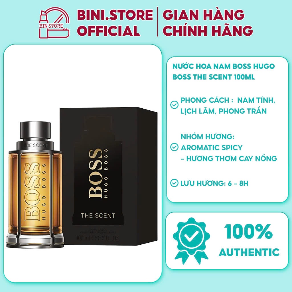 Nước hoa Boss Hugo boss The Scent 100ml mùi hương quyến rũ