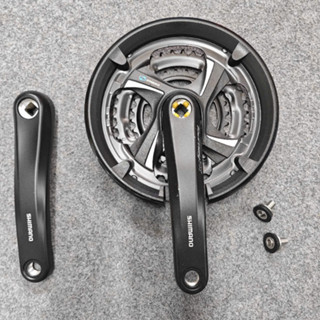 Đùi Đĩa Giò Dĩa Xe Đạp 3 Tầng Shimano Tourney FC-TX801-28/ 38/ 48T 170mm Chính Hãng Malaysia