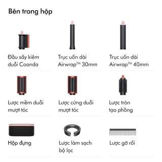 [1-2.8 DYSON BRAND DAY] Máy tạo kiểu tóc và sấy khô Dyson Airwrap ™ Complete Long (Strawberry Bronze Blush Pink)