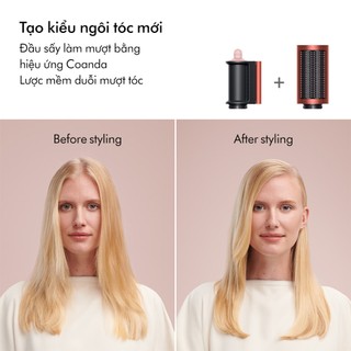 [1-2.8 DYSON BRAND DAY] Máy tạo kiểu tóc và sấy khô Dyson Airwrap ™ Complete Long (Strawberry Bronze Blush Pink)
