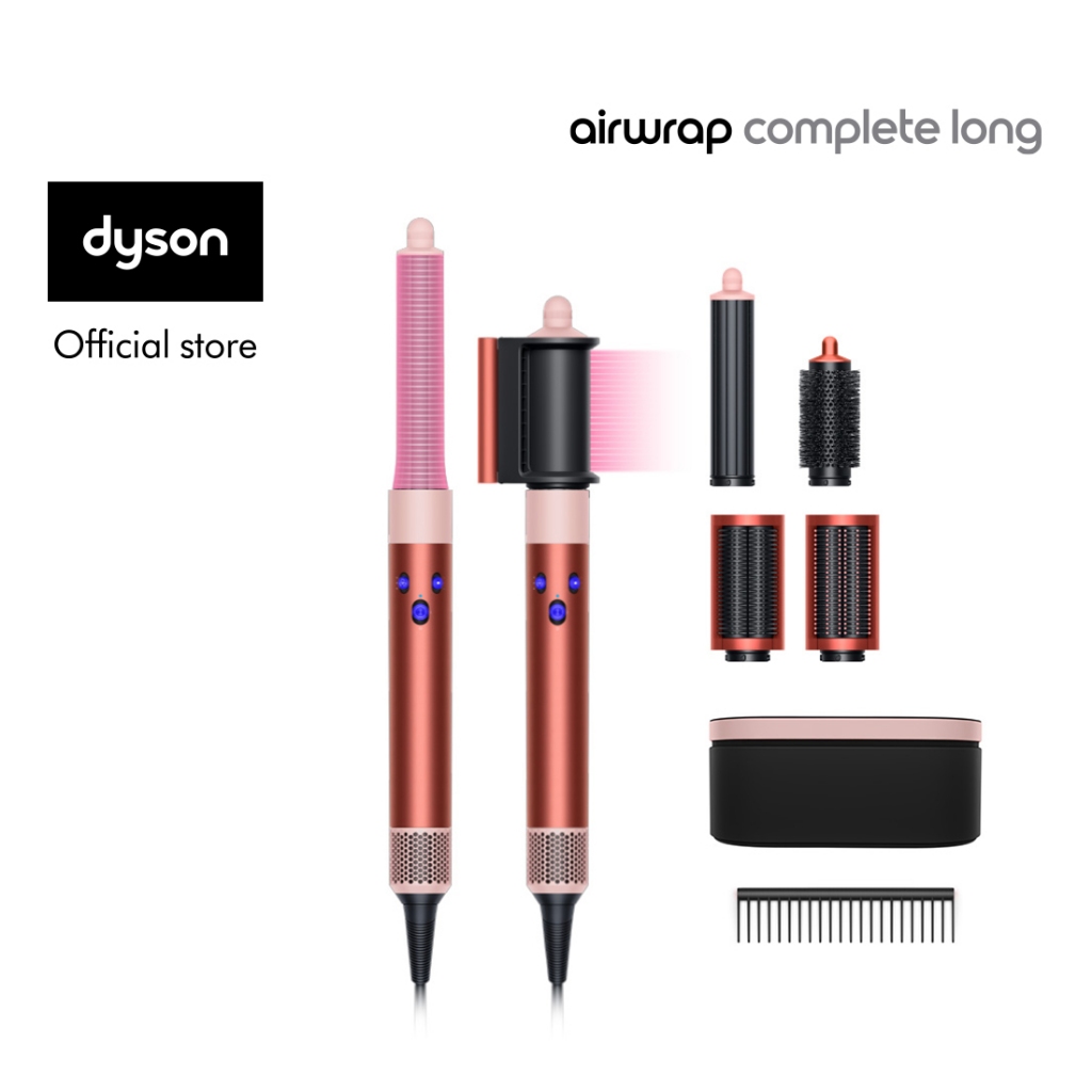 [1-2.8 DYSON BRAND DAY] Máy tạo kiểu tóc và sấy khô Dyson Airwrap ™ Complete Long (Strawberry Bronze Blush Pink)