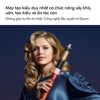 [1-2.8 DYSON BRAND DAY] Máy tạo kiểu tóc và sấy khô Dyson Airwrap ™ Complete Long (Strawberry Bronze Blush Pink)