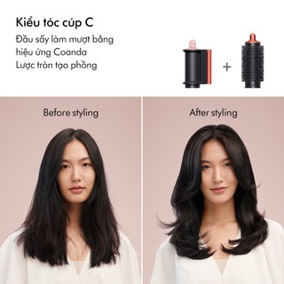 [1-2.8 DYSON BRAND DAY] Máy tạo kiểu tóc và sấy khô Dyson Airwrap ™ Complete Long (Strawberry Bronze Blush Pink)
