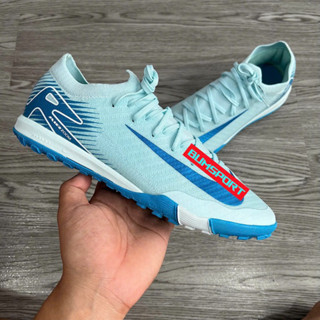 [ Khâu Đế ]Giày đá banh, Giày đá bóng Me cu ri ơ - Ve bơ 16 Pro Xanh Ngọc - Bản Mềm, Tặng Tất + Túi Rút + Băng Keo