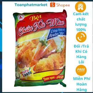 Bột chiên xù màu , màu vàng , màu trắng Tuấn Phương 1KG , bột chiên xù,chiên giòn.