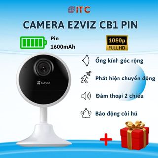 Camera wifi dùng Pin EZVIZ CB1 2MP Full HD phiên bản nâng cấp mới nhất của dòng c1c và c1hc