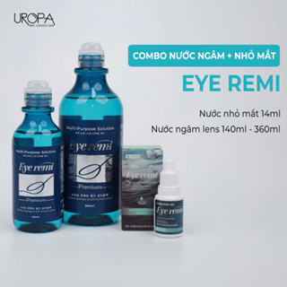 Combo Nước ngâm và nhỏ mắt lens Hàn Quốc UROPA