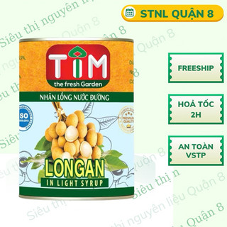 Nhãn Ngâm Nước Đường Tim - Hộp 560g