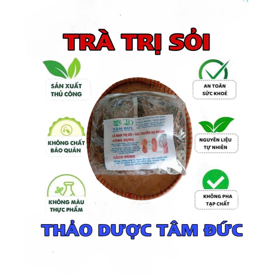 gói 100g trà lá nam tiêu sỏi gói dùng thử