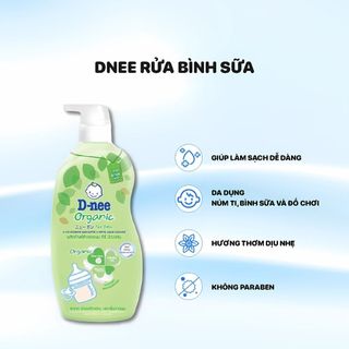 ComBo 2 Chai Nước rửa bình/ xúc bình sữa Dnee Thái Lan 600ml