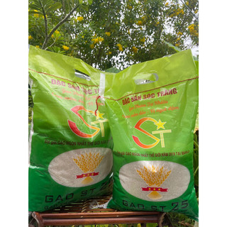 gạo st25 dẻo thơm mùi lúa chính 10kg