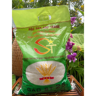 gạo st25 dẻo thơm mùi lúa chính 10kg
