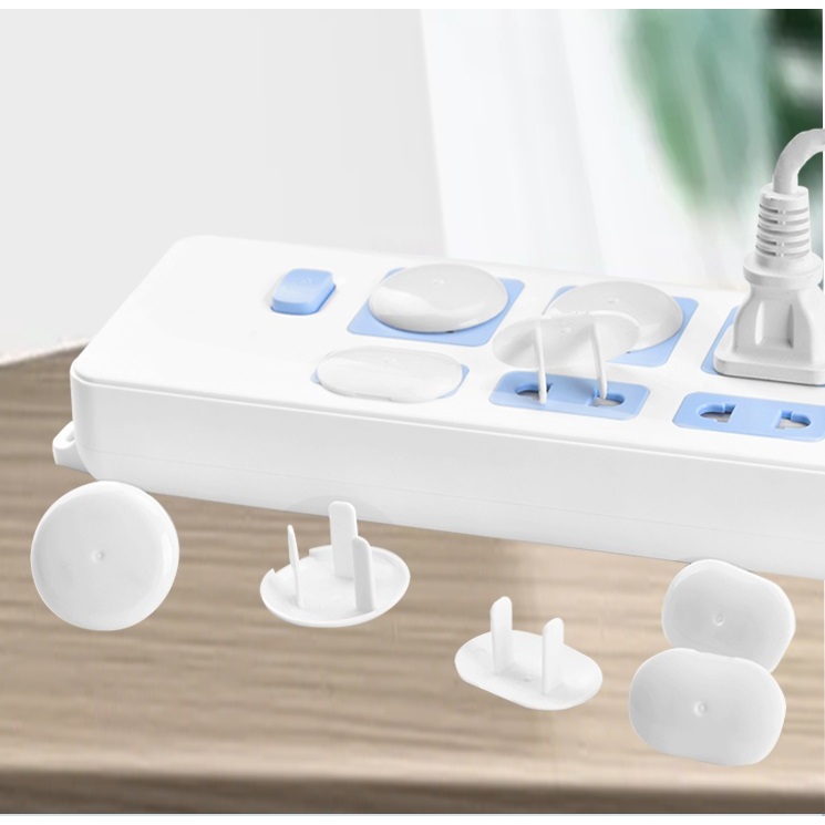 Bịt Ổ Điện 2 Chân Chất Liệu Nhựa ABS Chịu Nhiệt Độ Cao Chống Giật, Nhỏ Gọn Chắc Chắn Bảo Vệ An Toàn Cho Bé