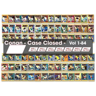  Truyện tiếng anh - Thám tử lừng danh Conan Full Vol 1- 84 giấy chống lóa 