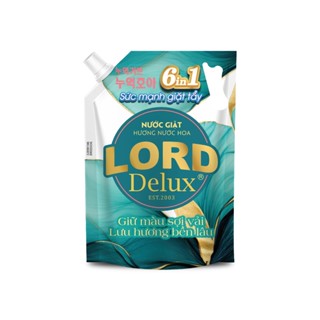 Nước giặt Lord Delux hương nước hoa túi 3kg giao hỏa tốc kèm quà tặng 