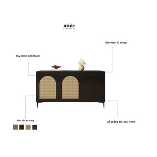 Tủ đa năng, tủ quần áo cho bé, tủ mây, Minis lắp ráp sẵn, bảo hành 12 tháng