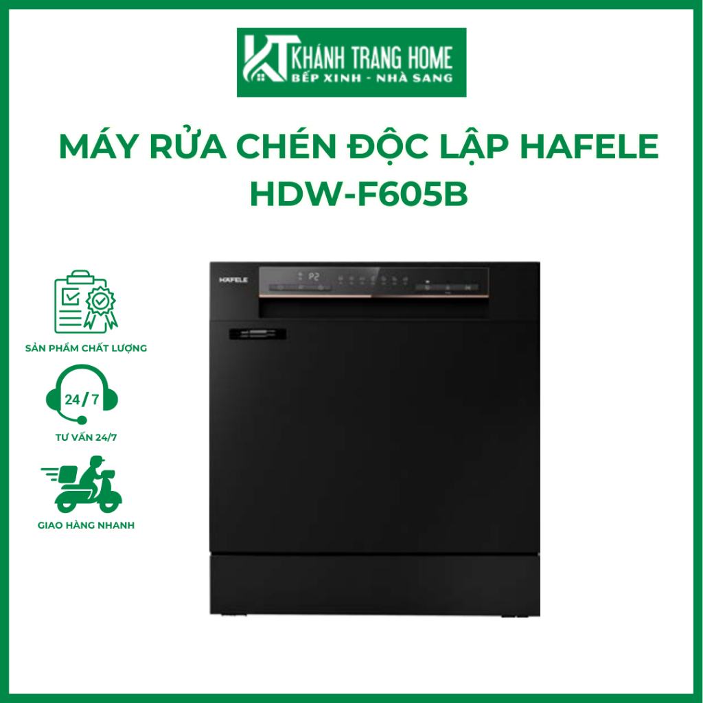 Máy rửa chén độc lập HAFELE HDW-F605B (535.29.660) - Khánh Trang Home