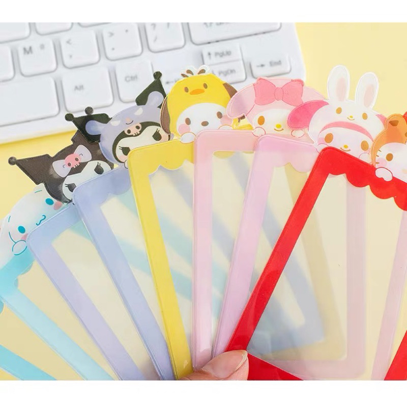 Bao đựng thẻ ID card học sinh sinh viên hoạt hình Kuromi Melody Cinnamoroll Kitty Pompompurin dễ thư